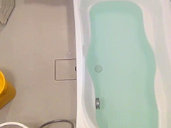 Cute asian teen 18+ bathing