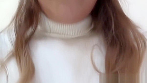 Cute asian teen 18+ squatting and peeing