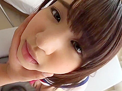 Cute oriental teen 18+ whore Mari giving a hot handjob