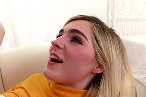 Cutie TS Ella Hollywood gets hammered by dudes big cock