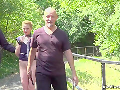 Czech Slave Anal Fucked In Public Bar