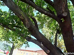 Czech Slave Anal Fucked In Public Bar