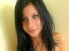 Dark Haired German Slut Gets Her Amazing Body Sprayed In Pov