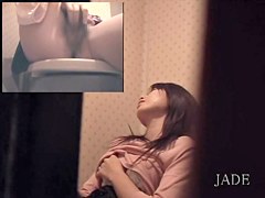 Delicious Japanese sex video of hot girl masturbating hard