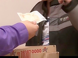 Delivery boy is paid to pound young wife