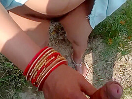 Desi Village Bhabhi Outside Fucking With Step Brother