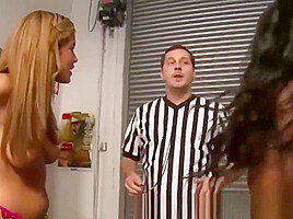 Diamond Jackson Isis Taylor - Two gym girls share cock