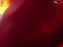 Dirty upskirt porno with a slim blonde female