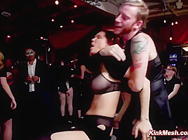 Donny Sins, London River And Aiden Starr - Hot Babes Tormented And Fucked At Bdsm Party