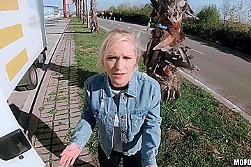 Driver Fucks A Blonde Stranger In The Middle Of The Road - Erik Everhard And Rossella Visconti
