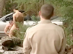 Driver Is Getting A Perfect Blowjob In The Forest