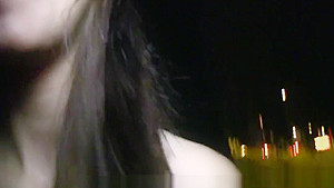 Dude fucks perfect pussy outdoors
