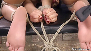 Ebony Slave Newbie Whipped In Bondage