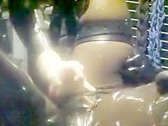 Electro Cock Orgasm! Latex Femdom