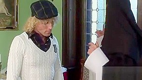 Elegant goddess live out her fetish fucking maid with toy