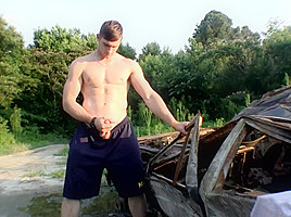 Elijah Returns For A Piss And Stroke - Elijah Knight - StraightNakedThugs