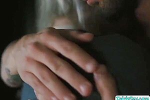 Ella Hollywood And Holly Wood - Slim Blonde Tbabe Ts On Male Anal Action