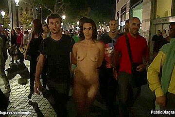 Euro Whore Naked Public Humiliated With Samia Duarte, James Deen And Princess Donna