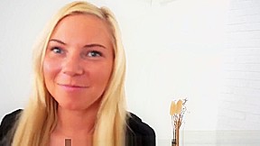 Euro teenager 18+ cockriding at casting audition
