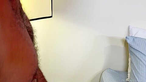 ExtraBigDicks - Hairy Silver Step daddies Break In A New Bed