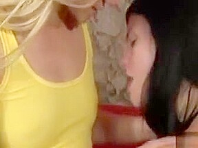 Extremely Sexy Lesbians Bizarre Sloppy Passionate Tongue