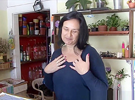 F-Sized Tits Mature Get Fucked in Flower Store