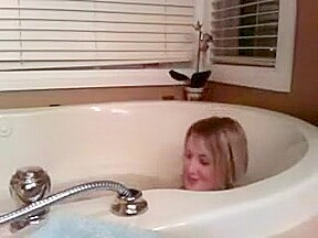 Fabulous Blonde, Masturbation porn scene