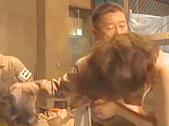 Fabulous Japanese chick Ren Suzuki in Crazy Gangbang, Blowjob JAV video
