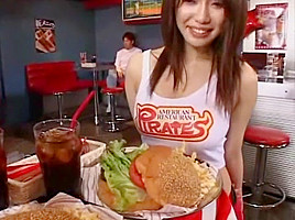 Fabulous Japanese chick in Horny Bar JAV clip