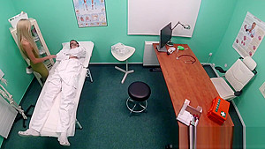 Fake Hospital Sweet Blonde Russian Eats Docs Cum
