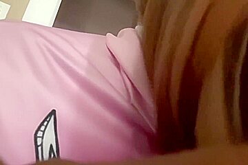 Female Masker Sissy Sucking Big Uncut Cock