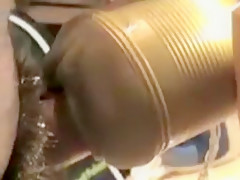 Festive Fleshlight Fuck