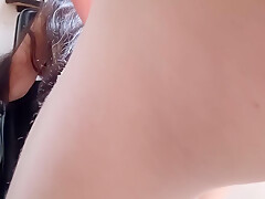 Filling My Perverted Bosss Ass With Semen Doggy Style She Is Unfaithful To Her Husband