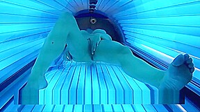 Filmed on Public Tannig Salon on solarium