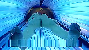 Filmed on Public Tannig Salon on solarium