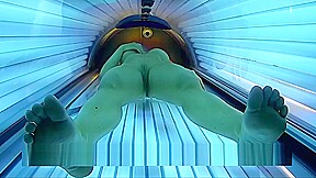 Filmed on Public Tannig Salon on solarium