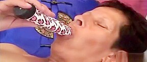 Filthy Grandma Esmeralda Plays Alone With Her Horny Twat