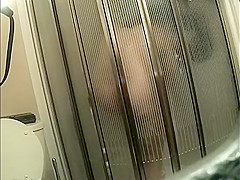 Fit milf spied under the shower