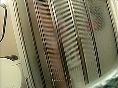 Fit milf spied under the shower