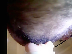 Fleshlight with massive cumshot at the end