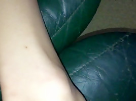 Footjob on this algerian girl for money