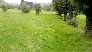 Fuck Me by the Golf Course & Watch Me Gargle Cum