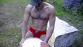 Fucked By Step daddy In Jockstrpa And Cockring In Exhibit Outdoor Cruising - JessRoyanXxx