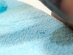 Fucking A Silicone Vagina With A Condom