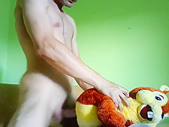Fucking a toy