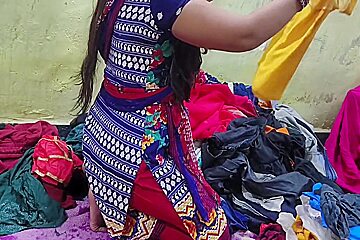 Gav Se Ahi Kamwali Bai Ko Kam Karne Wale Ladake Choda