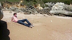 Gay fucked by straight at beach - CrunchBoy