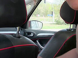 German Milf Gets Fucked In Her Car