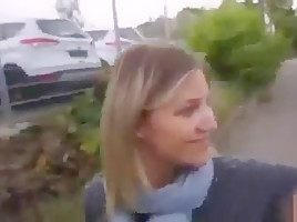 German Public Spermwalk-Cumwalk #1