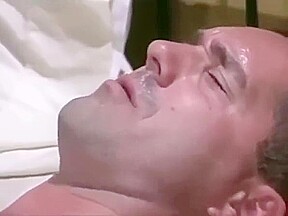 Girl fucks guy with strapon bi 3some